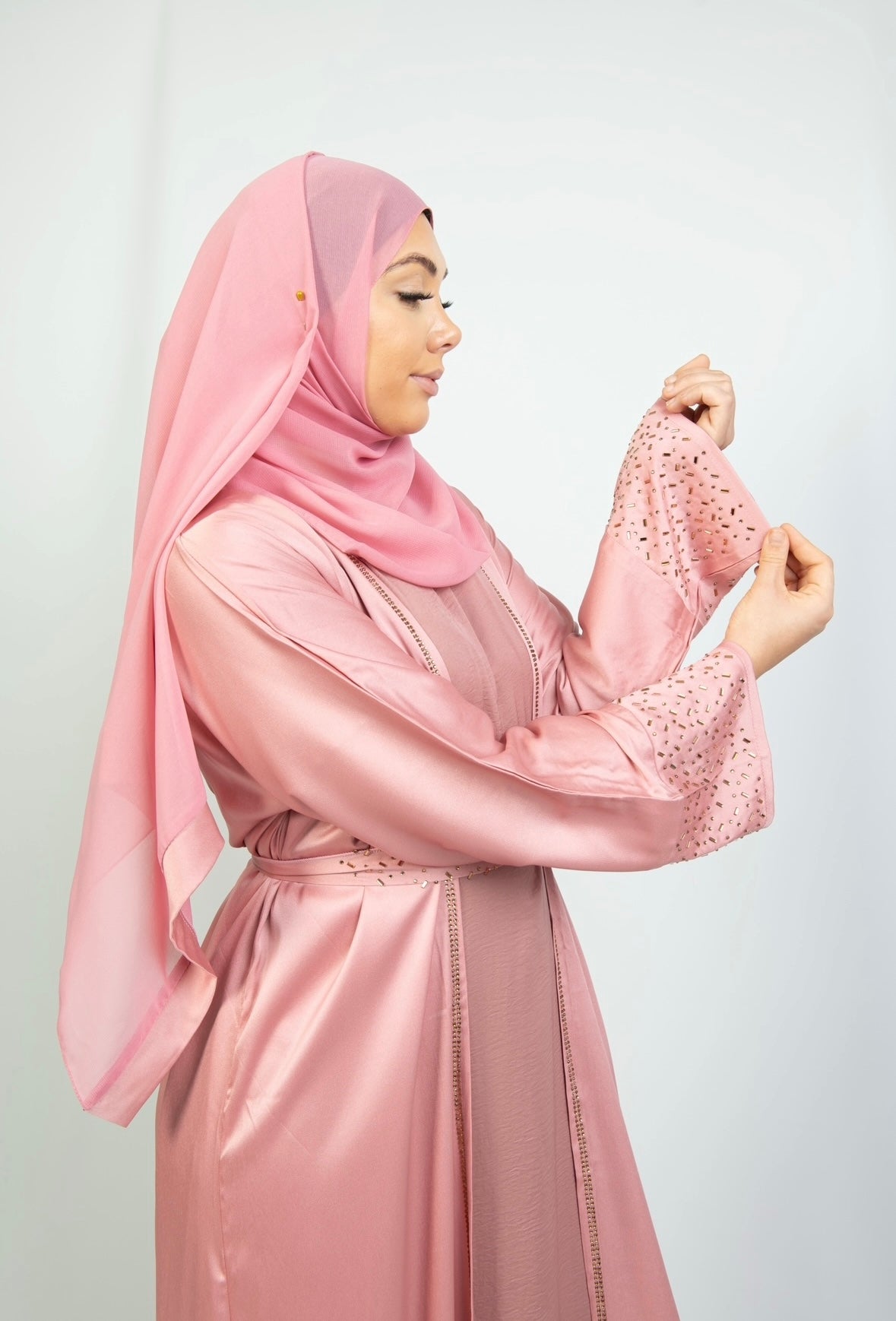 Lina Kimono 4 Piece Abaya