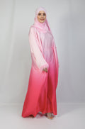 Feather Cuffed Abaya