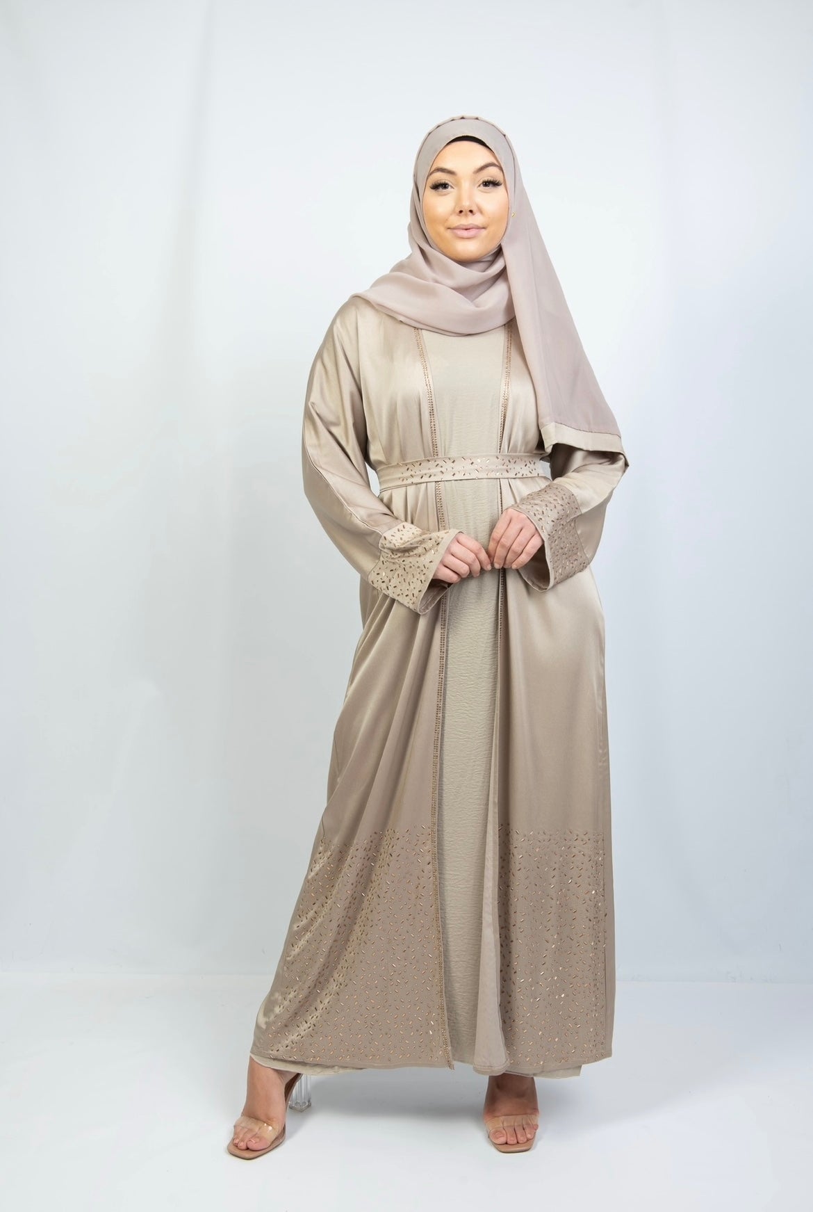 Lina Kimono 4 Piece Abaya