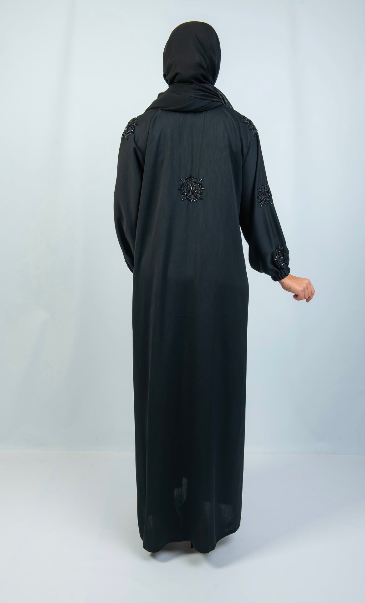 Amani Emirati Beaded Cuff Abaya