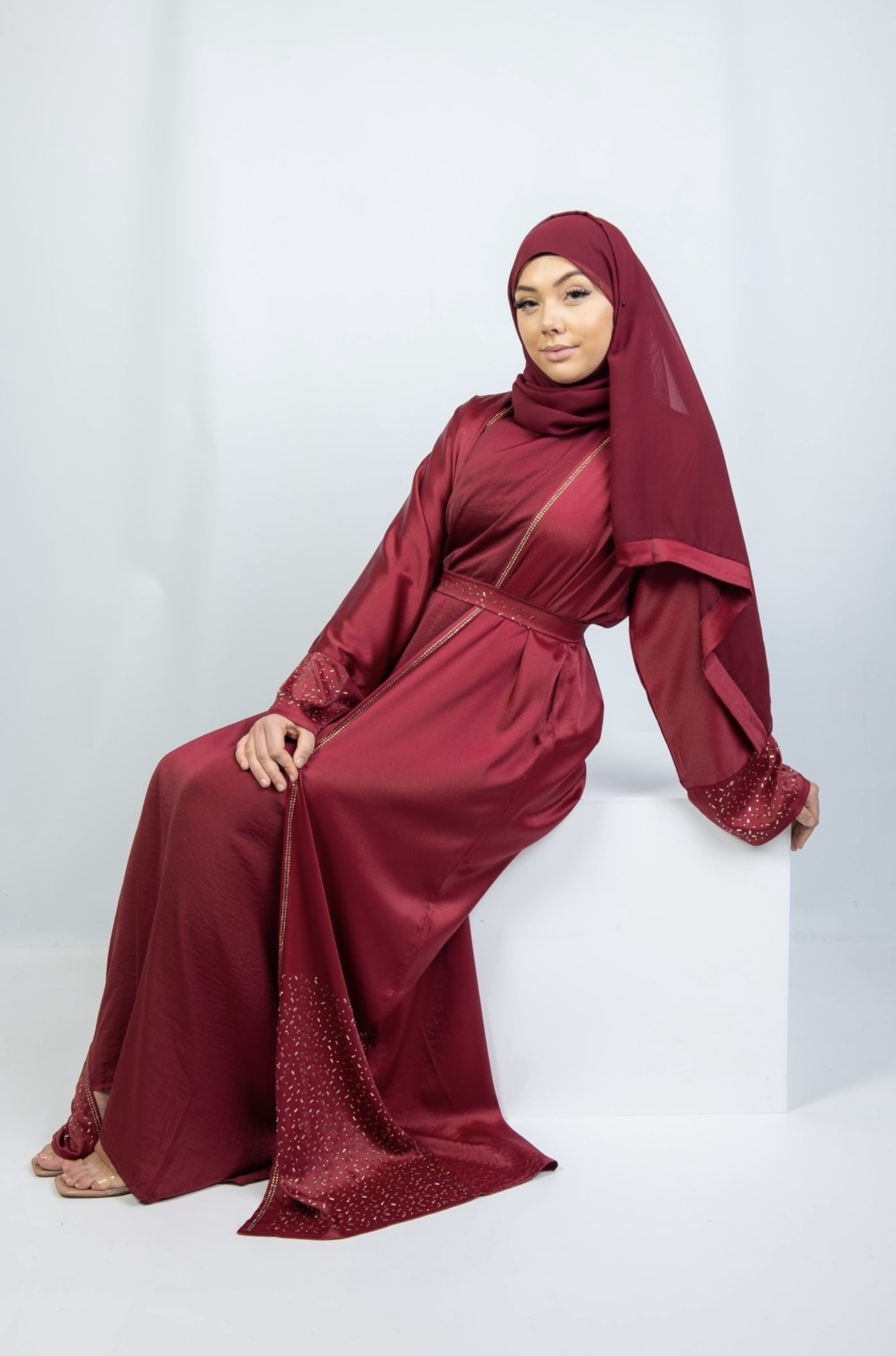 Lina Kimono 4 Piece Abaya